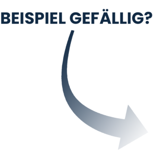 Pfeil Beispiel