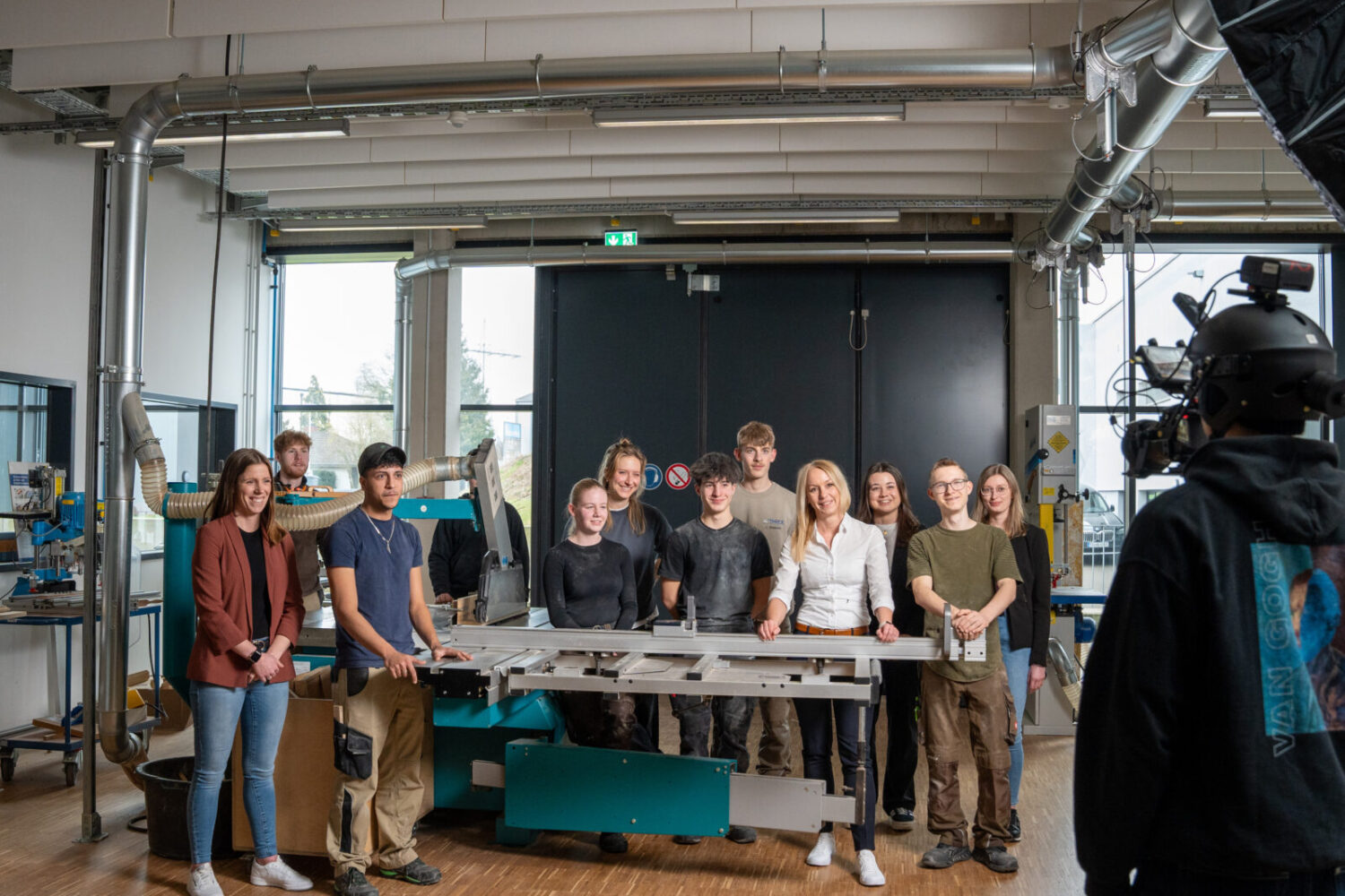 Imagefilm Produktion — Dreharbeiten Handwerksbetrieb RLP